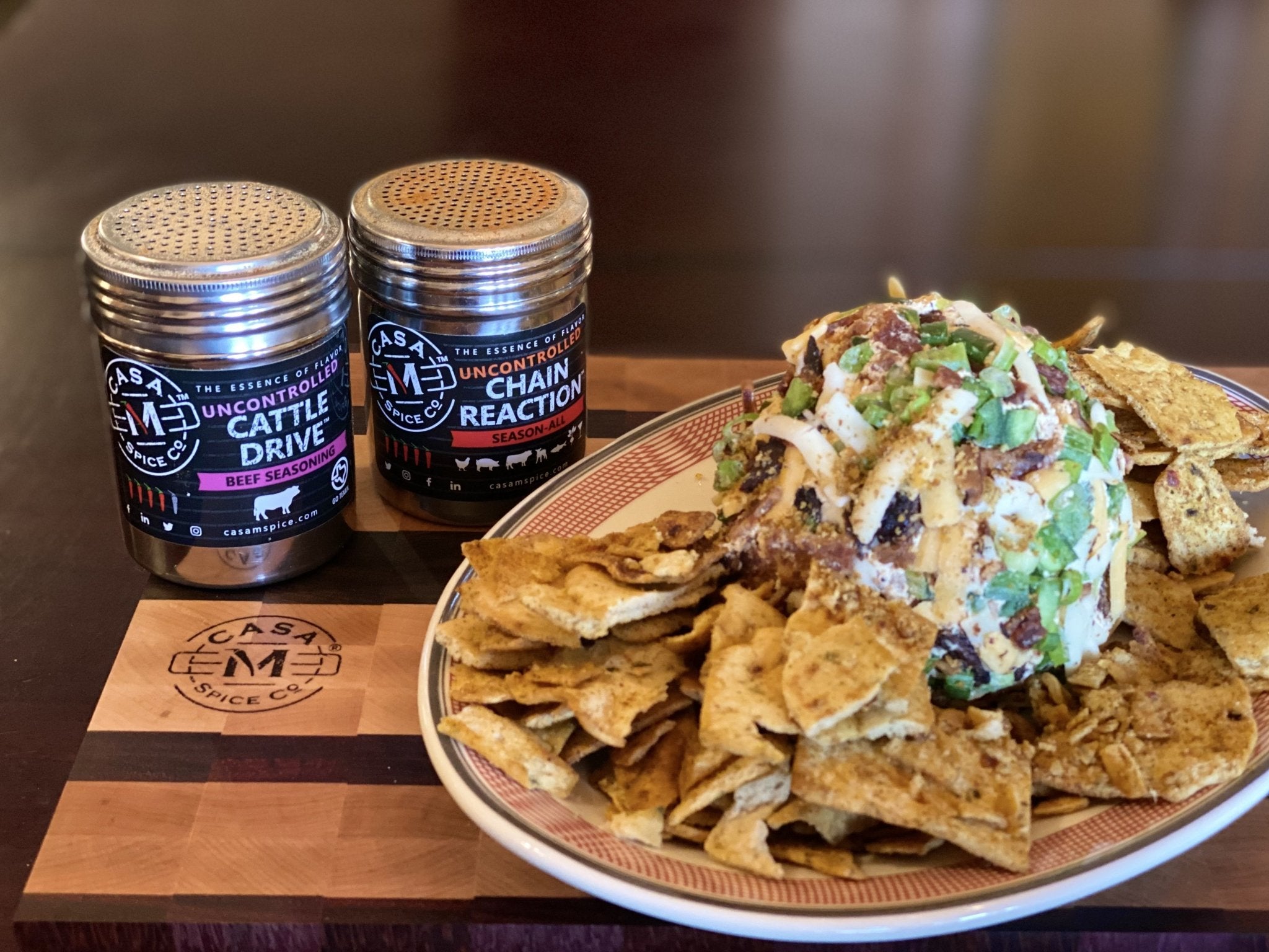 Jalapeno Popper Cheese Ball
&ndash; Casa M Spice Co