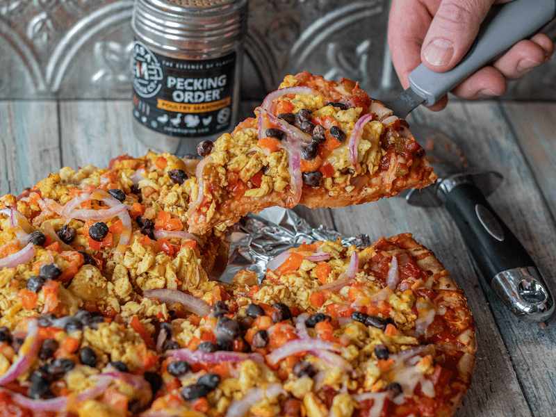 Loaded Chicken Fajita Pizza – Casa M Spice Co