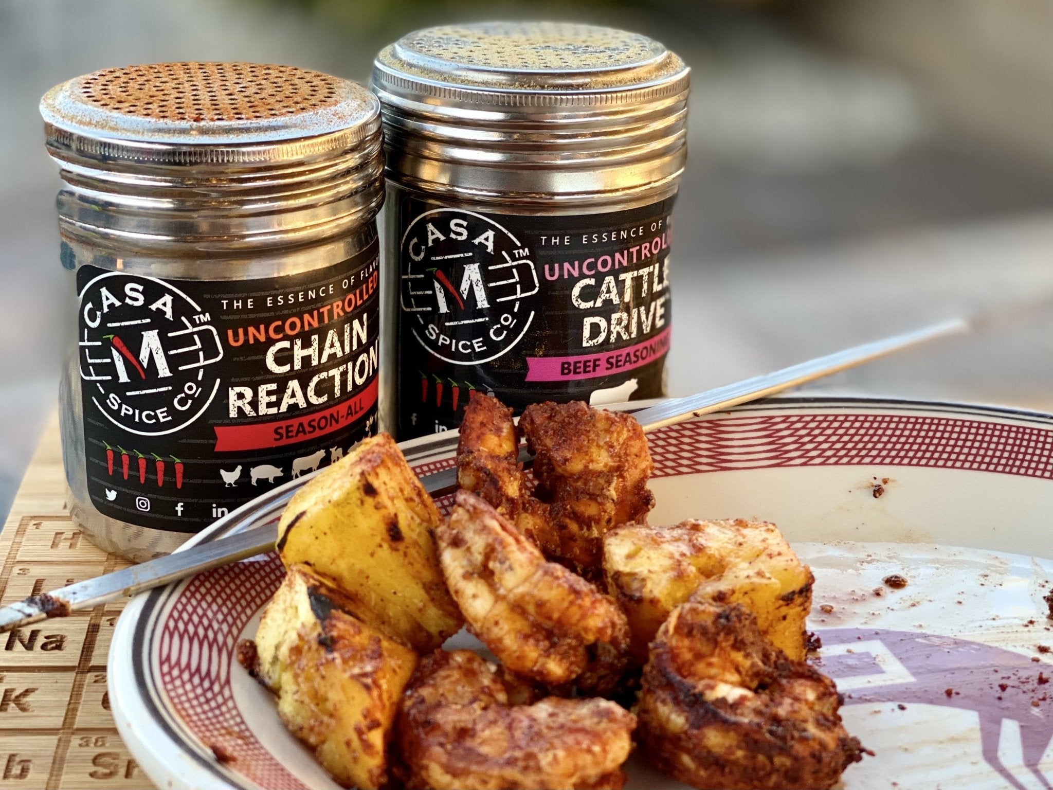 Shrimp al Pastor Skewers – Casa M Spice Co