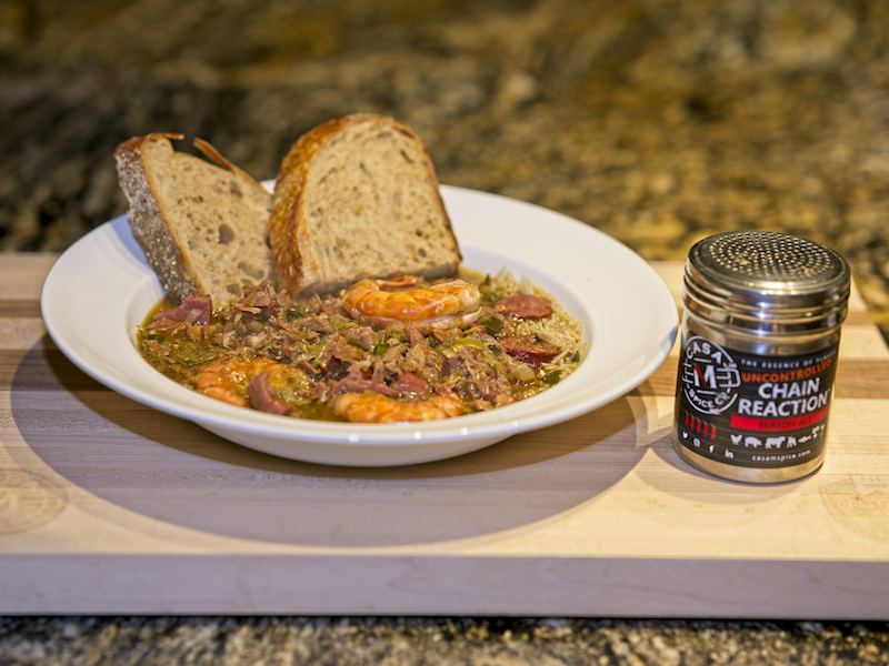 Shrimp, Turkey, and Sausage Gumbo