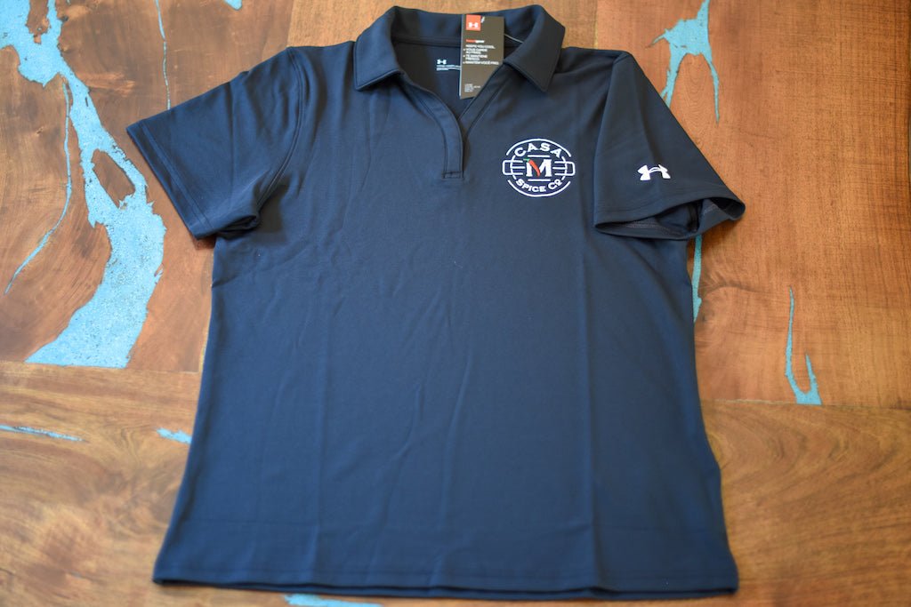 Under armour polo with clearance company logo