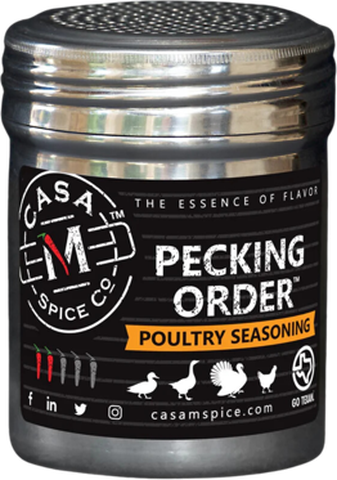 Casa M Spice Co® Pecking Order® shaker