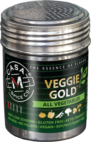 Casa M Spice Co® Veggie Gold® shaker