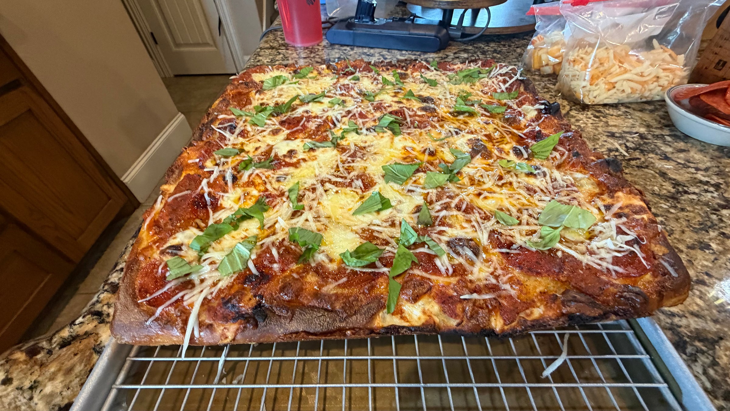 Casa M Sicilian 14" Square Pizza — Di Fara-Style