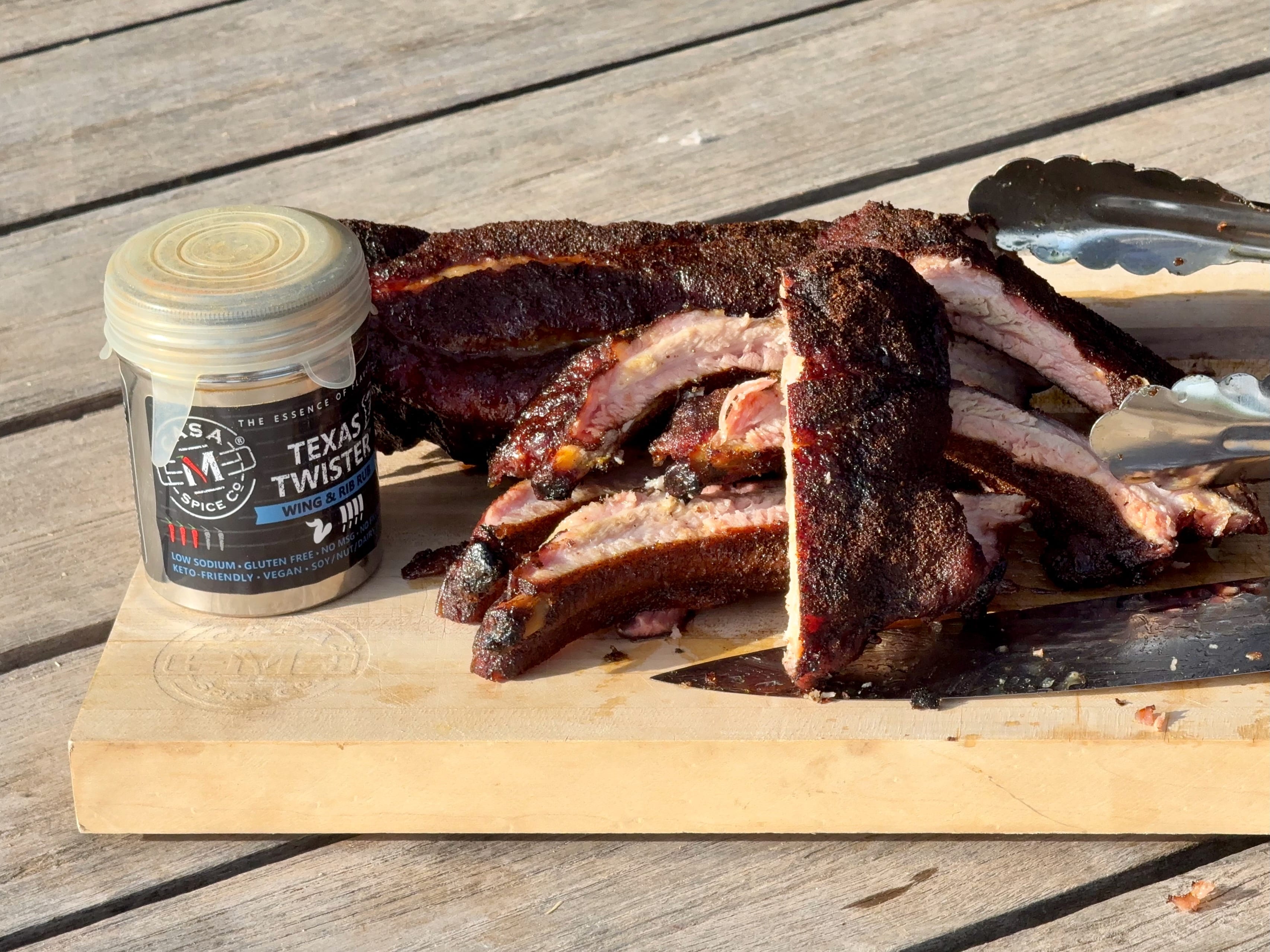 Smoked Texas Twister Baby Back Ribs