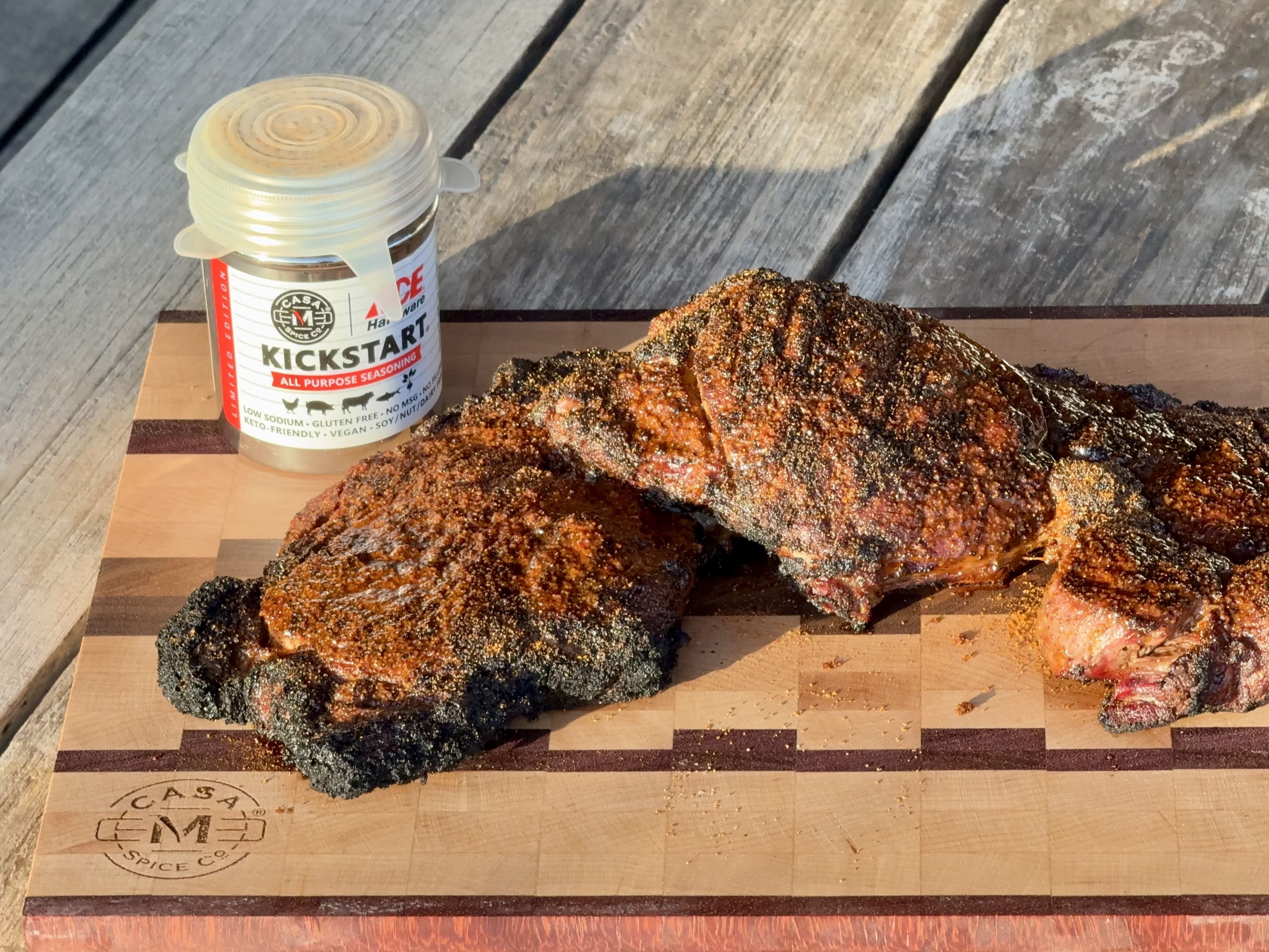 Ace Kickstart® Blackened Ribeyes
