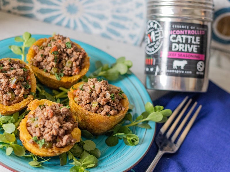 Beef Plantain Cups - Casa M Spice Co