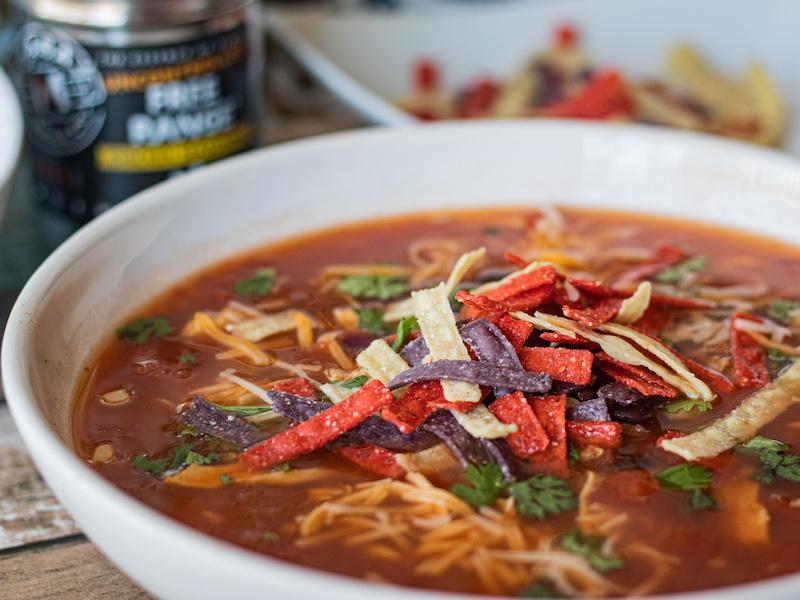 Black Bean and Chicken Tortilla Soup