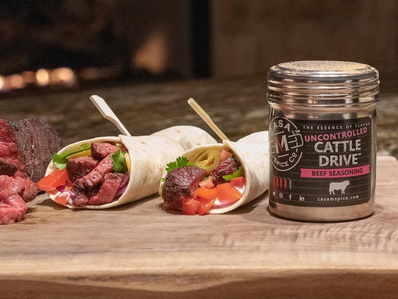 Casa M Beef Wraps