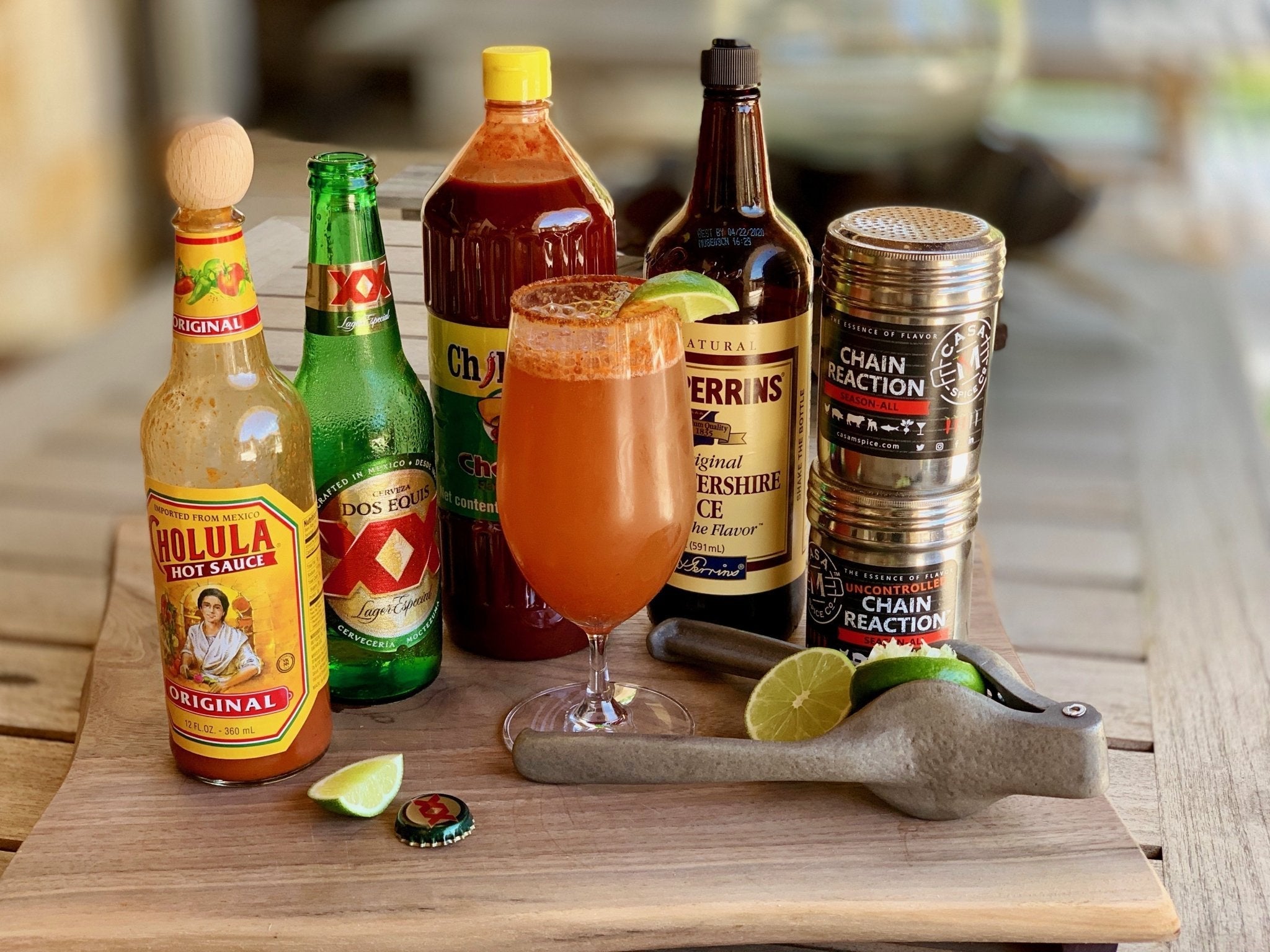 Chain Reaction Michelada (Red Beer)