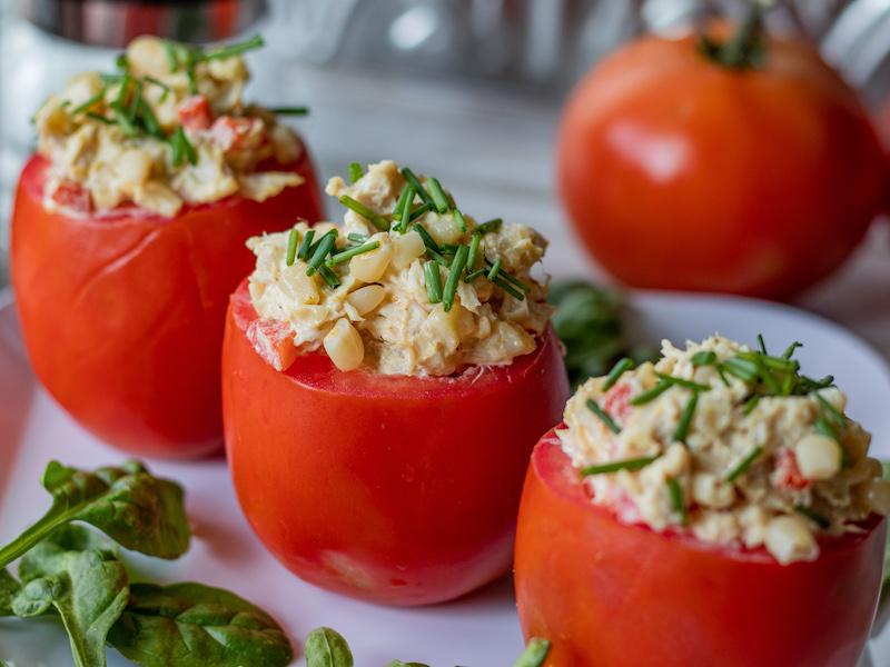Chicken Salad Tomato Cups