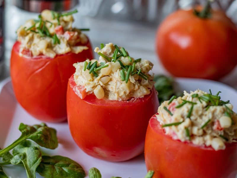 Chicken Salad Tomato Cups