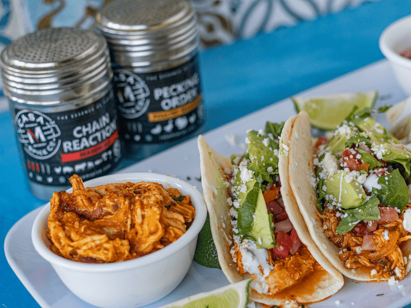 Chicken Tinga Tacos - Casa M Spice Co