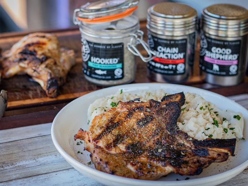 Grilled Pork Chops - Casa M Spice Co