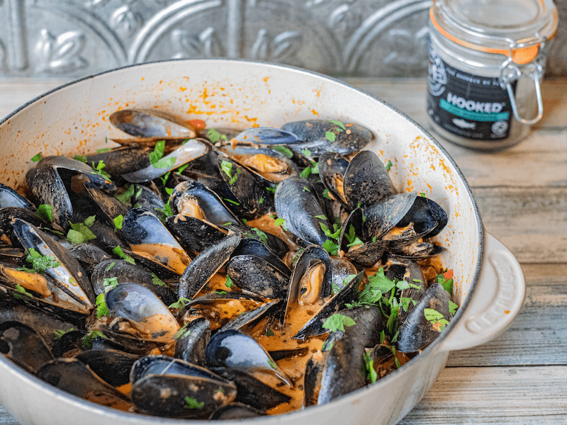 Mussels in Creamy Tomato Sauce