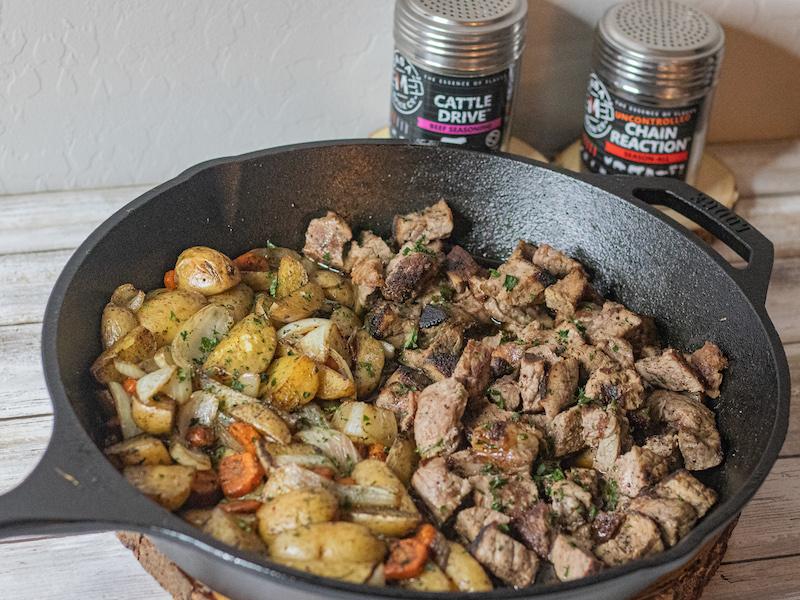 One-Pan Beef and Potatoes