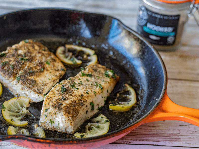 Pan Seared Halibut