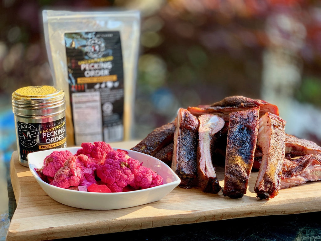 Pecking Order Smoked Ribs - Casa M Spice Co
