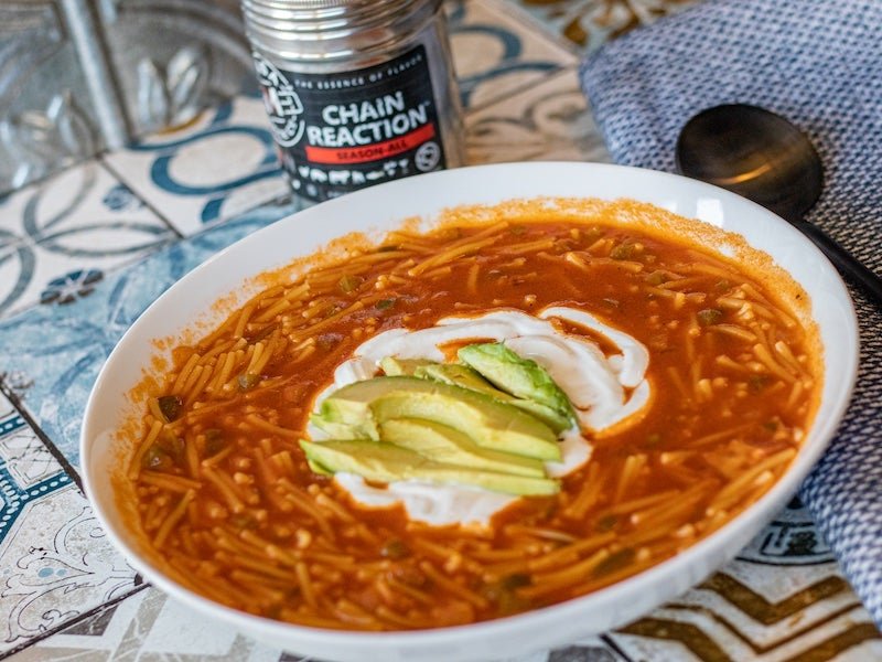 Sopa de Fideo (Noodle Soup) - Casa M Spice Co