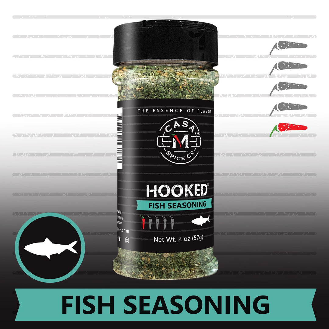 casa m spice co uncontgrolled hooked fish seasoning Free Range Chicken Shaker black pepper Casa M Spice Co Hooked