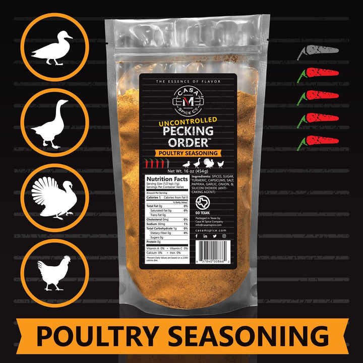 Casa M Spice Co® Pecking Order® - Casa M Spice Co