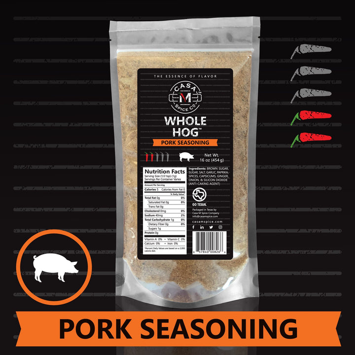 Casa M Spice Co® Whole Hog® - Casa M Spice Co